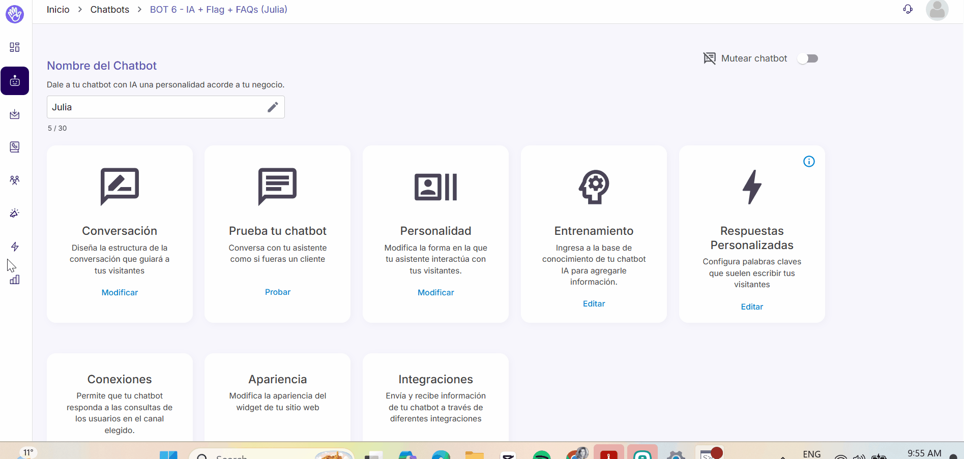 Modulo Automatizaciones -Etiquetas IA