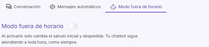 toggle fuera de horario
